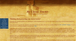 Desktop Screenshot of myclassictractor.com