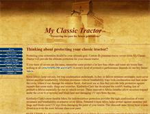 Tablet Screenshot of myclassictractor.com